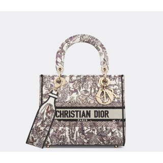 クリスチャンディオール(Christian Dior)の新作 新品 定価72万 ディオール LADY D-LITE ミディアムバッグ(ハンドバッグ)