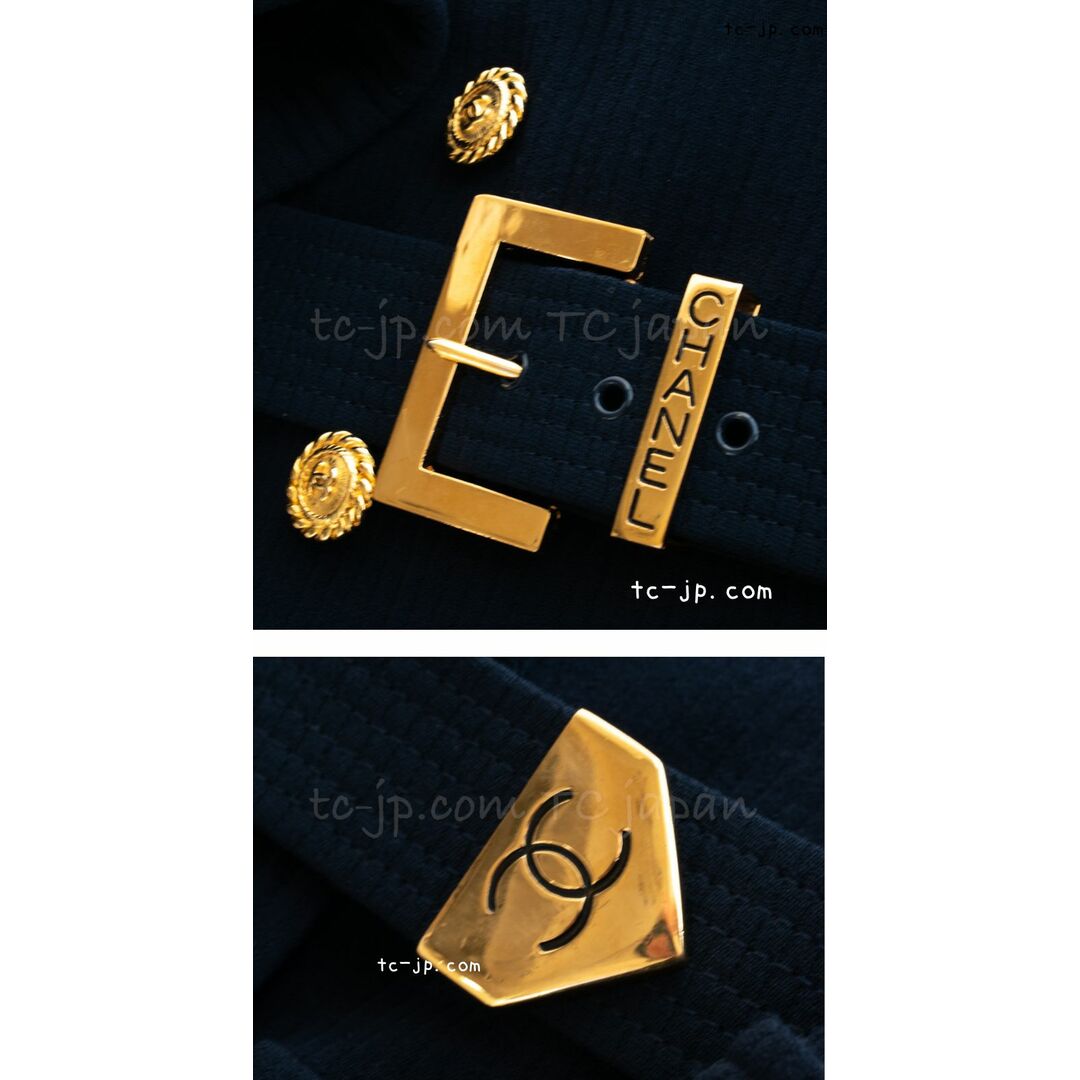 CHANEL - シャネル スーツ 限定版 Gigi ヴィンテージ ネイビー CHANEL - シャネル スーツ 限定版 Gigi ヴィンテージ ネイビー