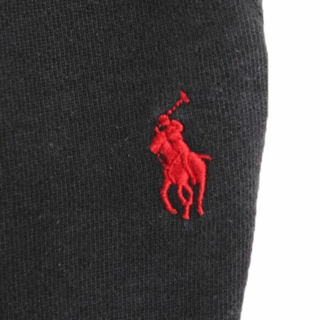 Ralph Lauren(ラルフローレン)のポロ ラルフローレン ポケット付き スウェット パンツ メンズ L POLO 裏起毛 トレーナー ヘビーウェイト ポニー刺繍 ワンポイント ブラック メンズのパンツ(その他)の商品写真