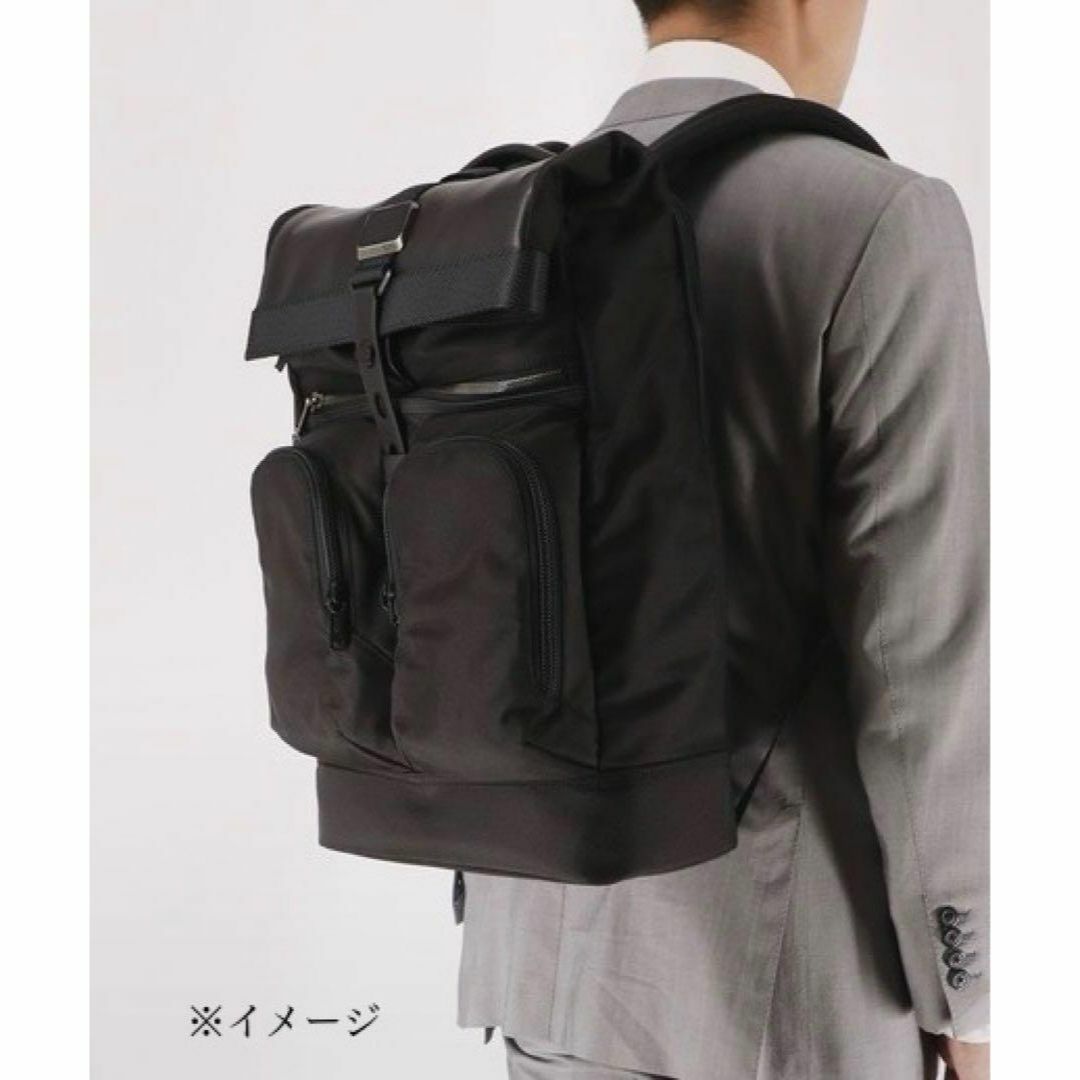 TUMI(トゥミ)の希少 美品 TUMI Alpha Bravo ロールトップ バッグパック メンズのバッグ(バッグパック/リュック)の商品写真