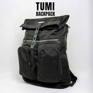 トゥミ(TUMI)の希少 美品 TUMI Alpha Bravo ロールトップ バッグパック(バッグパック/リュック)