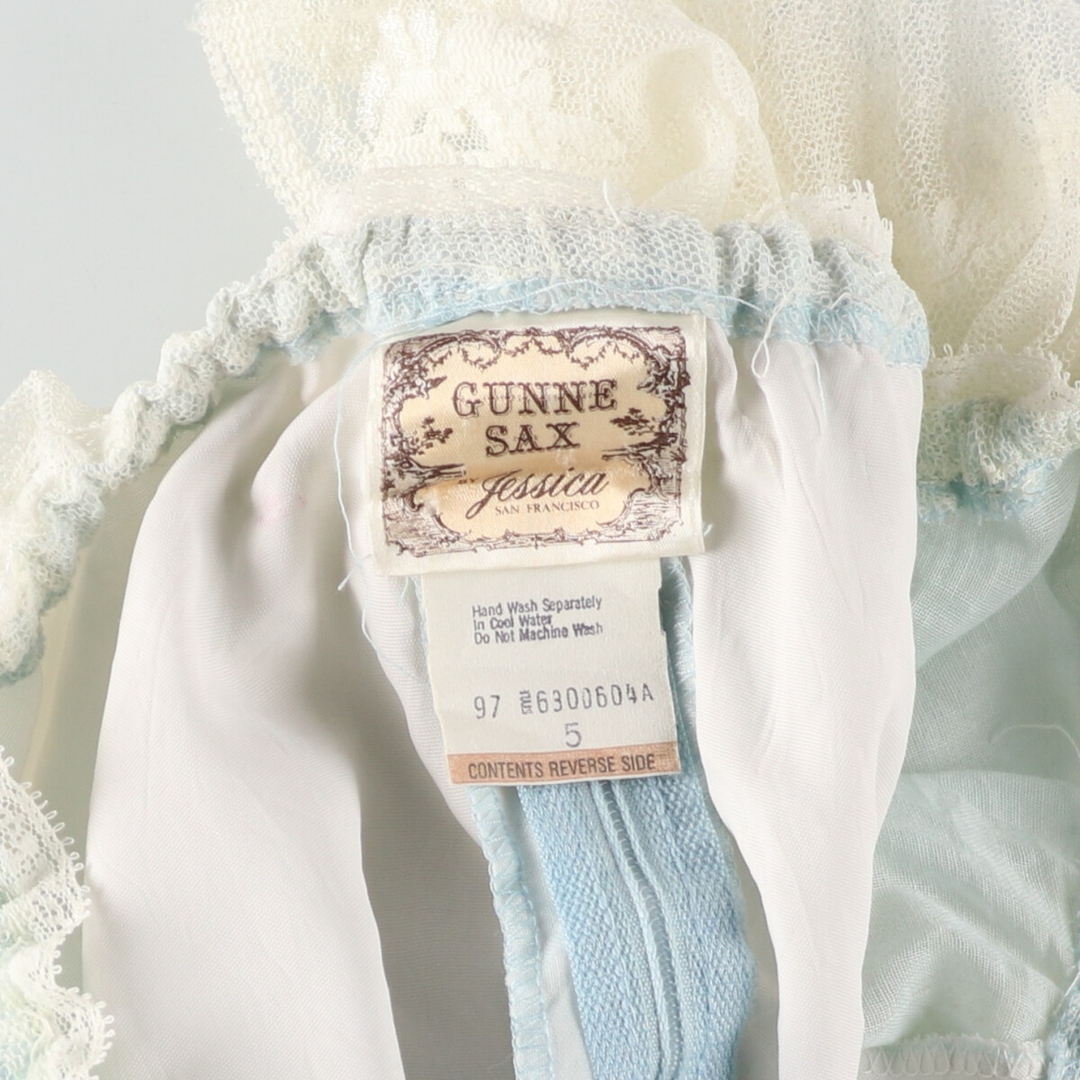 GUNNE SAX(ガニーサックス)の古着 70年代 ガンネサックス GUNNE SAX Jessica マキシ丈 長袖 フレア ワンピース USA製 レディースM ヴィンテージ /eva001382 レディースのワンピース(その他)の商品写真