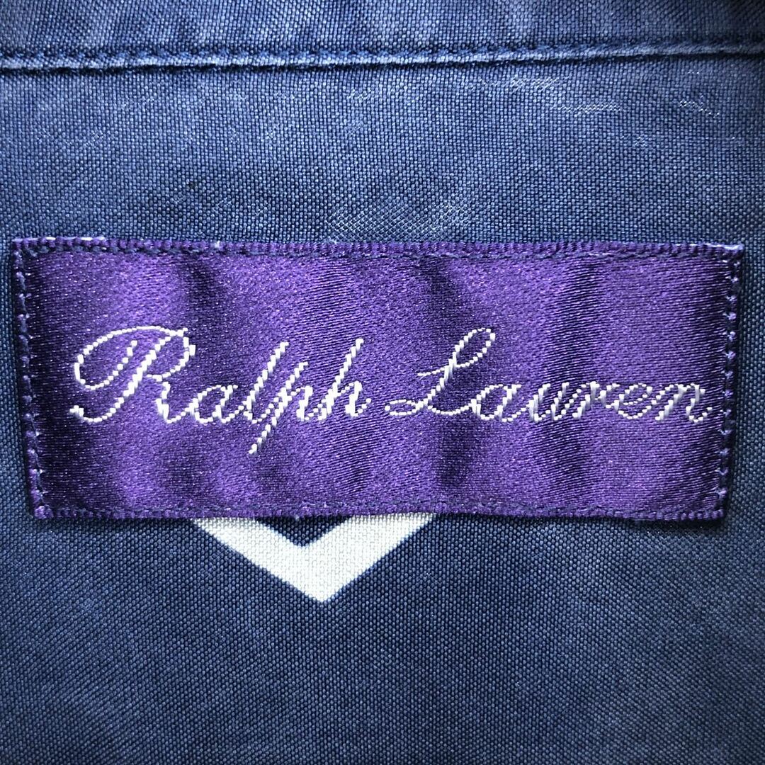 Ralph Lauren(ラルフローレン)の古着 00年代 ラルフローレン Ralph Lauren パープルレーベル 総柄 長袖 シルクシャツ ボックスシャツ イタリア製 メンズXL /evb003361 メンズのトップス(シャツ)の商品写真