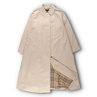 バーバリー(BURBERRY)の古着 80年代 バーバリー Burberry's 一枚袖 ステンカラーコート バルマカーンコート 英国製 レディースL ヴィンテージ /evb003362(その他)