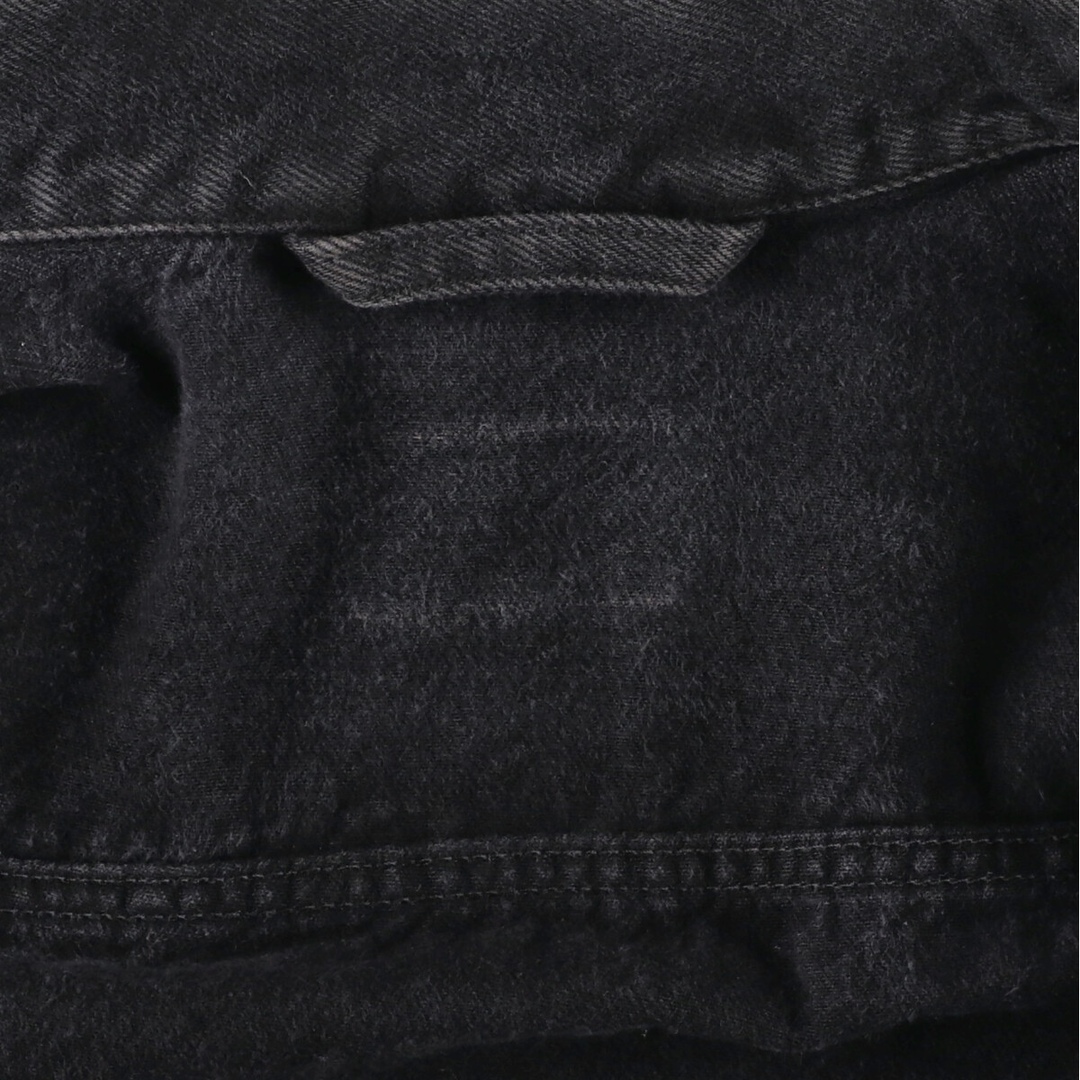 Levi's(リーバイス)の古着 90年代 リーバイス Levi's ブラック デニムジャケット Gジャン メンズM ヴィンテージ /evb004717 メンズのジャケット/アウター(Gジャン/デニムジャケット)の商品写真