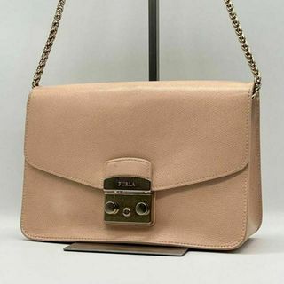 フルラ(Furla)の✨美品✨FURLA フルラ メトロポリス ショルダーバッグ ピンク(ショルダーバッグ)