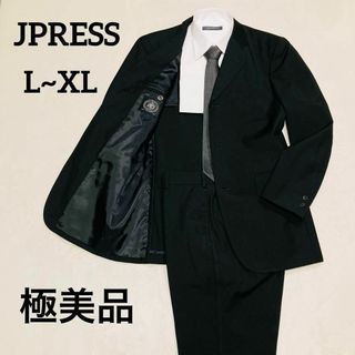 ジェイプレス(J.PRESS)のJPRESS　セットアップ　ブラック　ダーク　段返り　スーツ　黒　ジェイプレス(セットアップ)