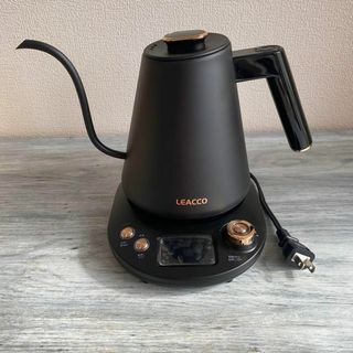 電気ケトル 温度調節 コーヒーポット 2種湯沸かしドリップケトル 細口 急速沸騰(その他)