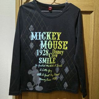 Disney - ディズニー　ミッキーマウスのＴシャツ(長袖)　サイズＭ