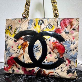 シャネル(CHANEL)の極美品 ヴィンテージ シャネル ハワイ限定柄 デカココ チェーンショルダーバッグ(ショルダーバッグ)