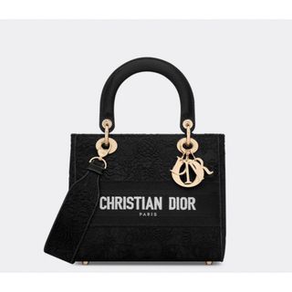 クリスチャンディオール(Christian Dior)の新作 新品 ディオール LADY D-LITE ミディアムバッグ マクラメ(ハンドバッグ)