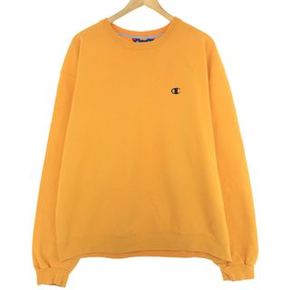 チャンピオン(Champion)の古着 00年代 チャンピオン Champion AUTHENTIC ATHLETIC APPAREL ワンポイントロゴスウェットシャツ トレーナー メンズXL /eaa411023(スウェット)