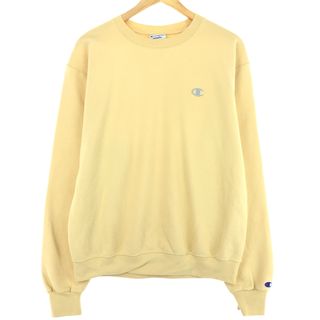 チャンピオン(Champion)の古着 チャンピオン Champion AUTHENTIC ワンポイントロゴスウェットシャツ トレーナー メンズM /eaa411696(スウェット)