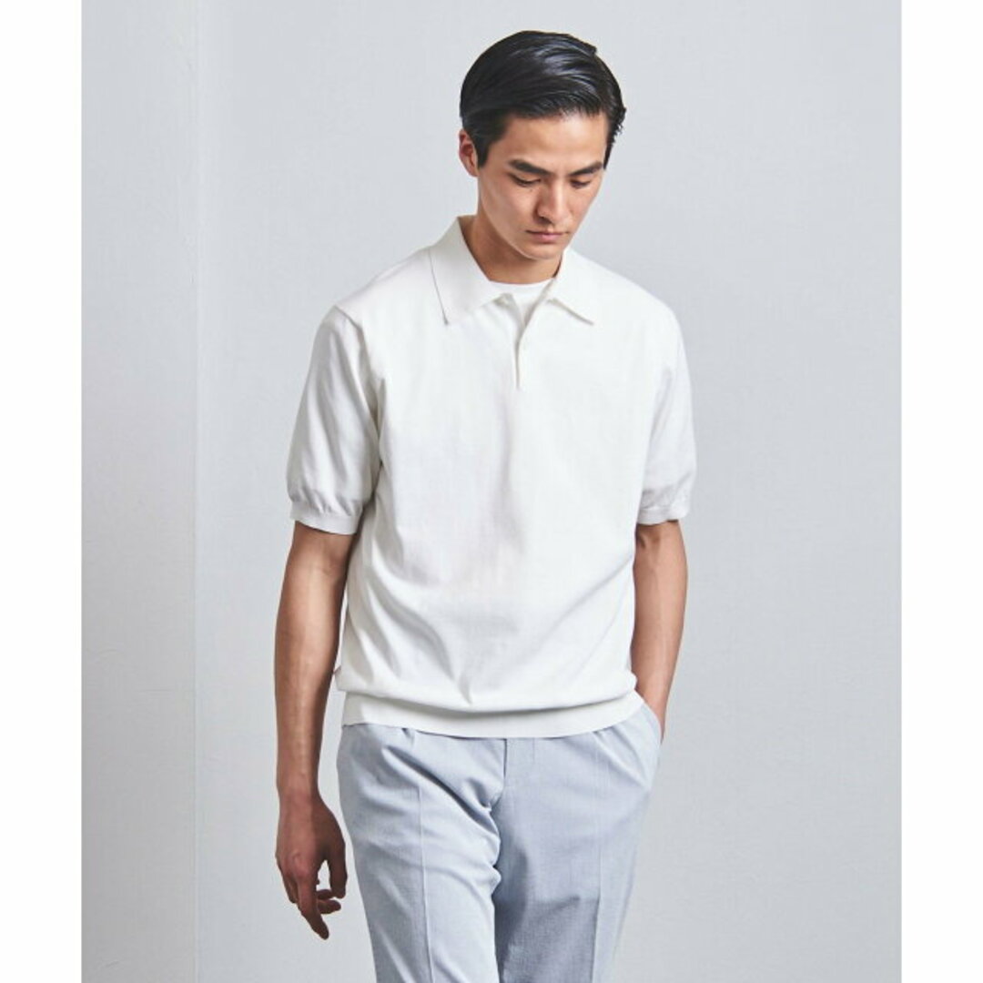 UNITED ARROWS(ユナイテッドアローズ)の【WHITE】コットン/ポリエステル ニットポロ COZY -ウォッシャブル- その他のその他(その他)の商品写真