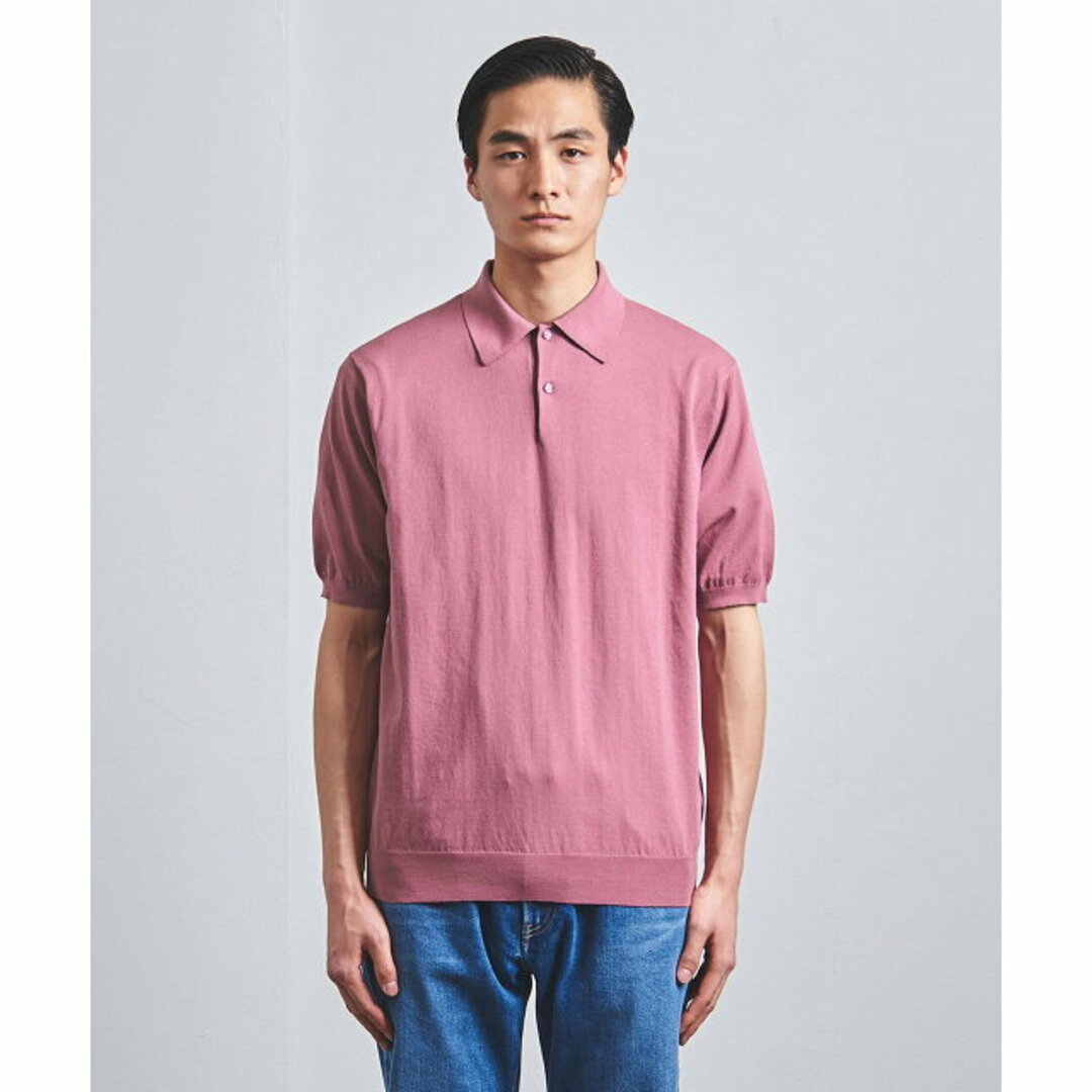 UNITED ARROWS(ユナイテッドアローズ)の【PINK】【XL】コットン/ポリエステル ニットポロ COZY -ウォッシャブル- その他のその他(その他)の商品写真