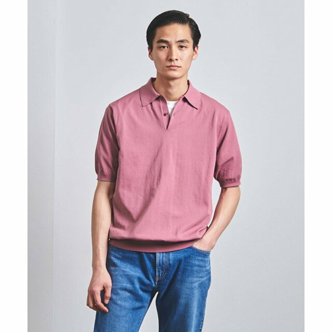 UNITED ARROWS(ユナイテッドアローズ)の【PINK】【XL】コットン/ポリエステル ニットポロ COZY -ウォッシャブル- その他のその他(その他)の商品写真