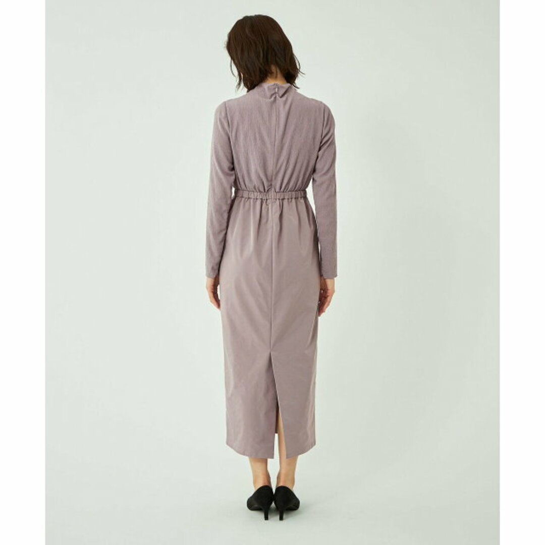 UNITED ARROWS green label relaxing(ユナイテッドアローズグリーンレーベルリラクシング)の【LILAC】シャーリング * タフタ ワンピース レディースのワンピース(ロングワンピース/マキシワンピース)の商品写真