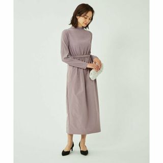 ユナイテッドアローズグリーンレーベルリラクシング(UNITED ARROWS green label relaxing)の【LILAC】シャーリング * タフタ ワンピース(ロングワンピース/マキシワンピース)