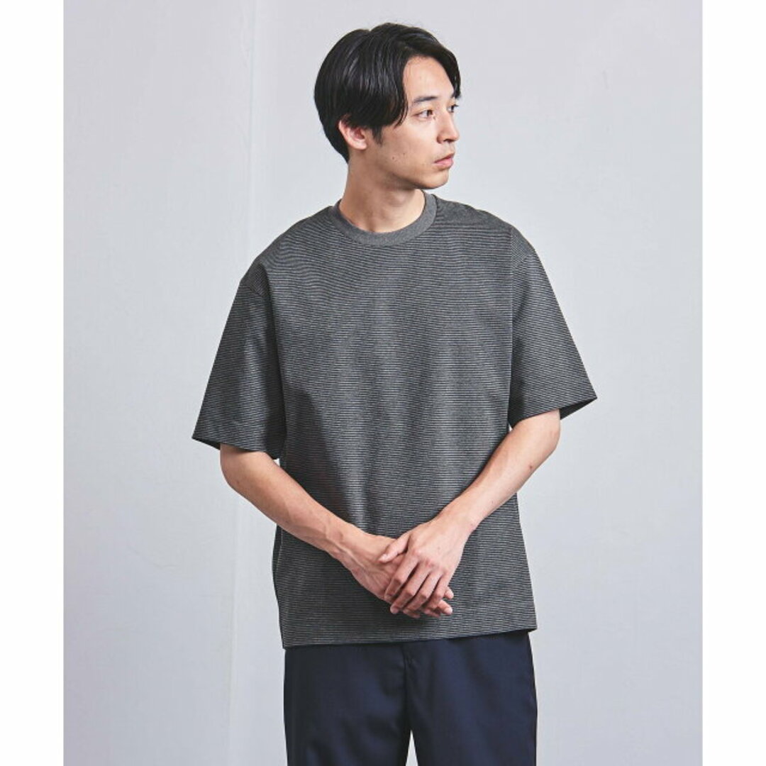 UNITED ARROWS(ユナイテッドアローズ)の【DK.GRAY】ポンチ ボーダー Tシャツ その他のその他(その他)の商品写真