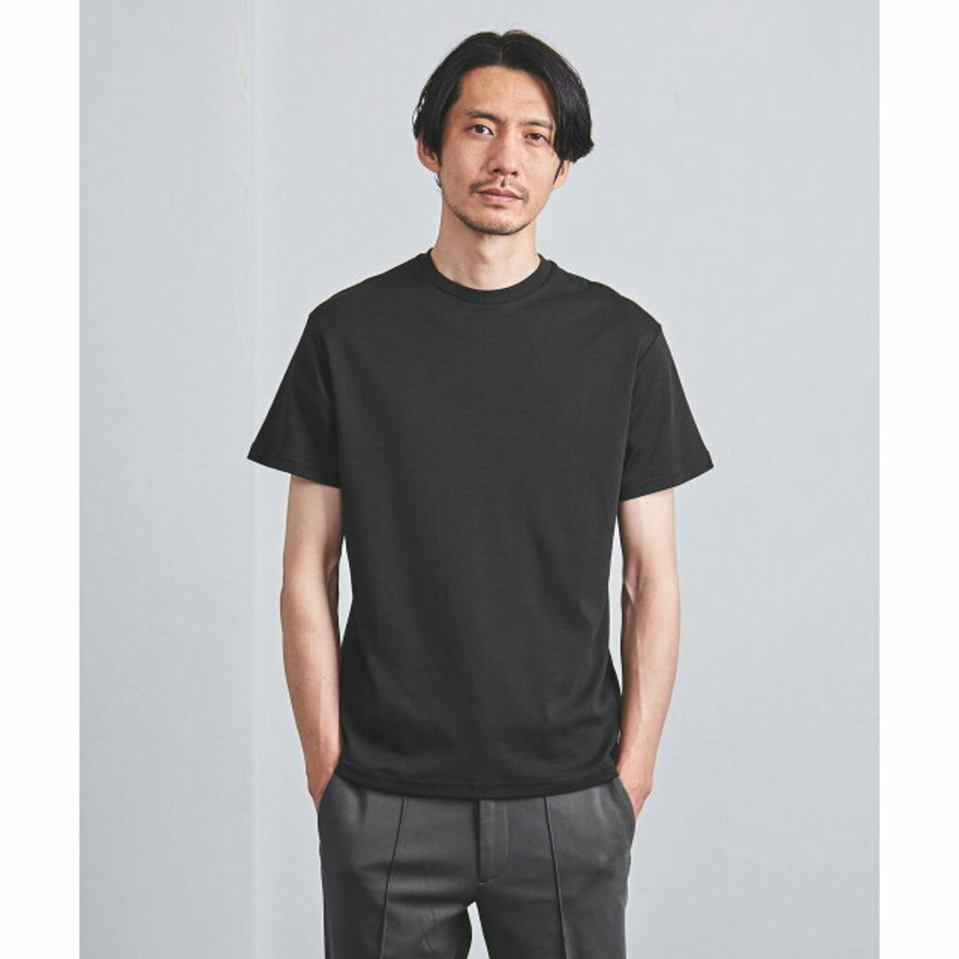 UNITED ARROWS(ユナイテッドアローズ)の【BLACK】【S】シャイニー クルーネック Tシャツ その他のその他(その他)の商品写真