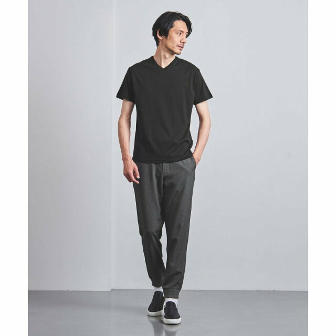 UNITED ARROWS(ユナイテッドアローズ)の【BLACK】【S】シャイニー Vネック Tシャツ その他のその他(その他)の商品写真