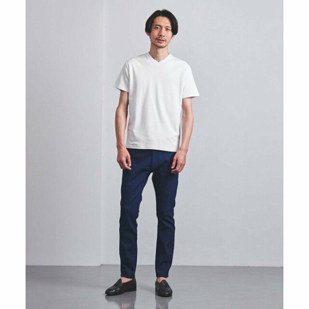 UNITED ARROWS(ユナイテッドアローズ)の【WHITE】シャイニー Vネック Tシャツ その他のその他(その他)の商品写真