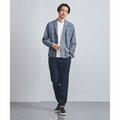 【NAVY】コットン パイル ショールカーディガン