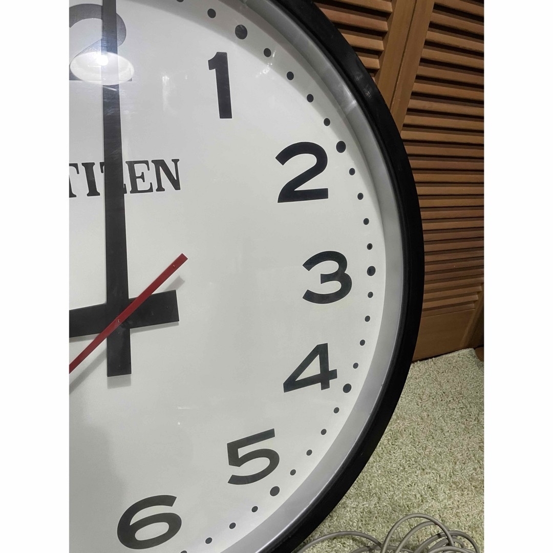 CITIZEN シチズン 電気時計 掛け時計 特大掛け時計 ビンテージの CITIZEN シチズン 電気時計 掛け時計 特大掛け時計 ビンテージの