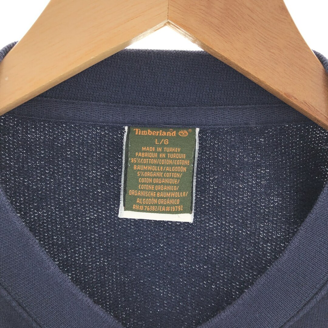Timberland(ティンバーランド)の古着 90年代 ティンバーランド Timberland ロゴスウェットシャツ トレーナー メンズL ヴィンテージ /eaa382244 メンズのトップス(スウェット)の商品写真