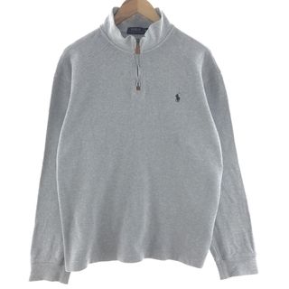 ラルフローレン(Ralph Lauren)の古着 ラルフローレン Ralph Lauren POLO RALPH LAUREN ハーフジップスウェットシャツ トレーナー メンズXL /eaa390248(スウェット)