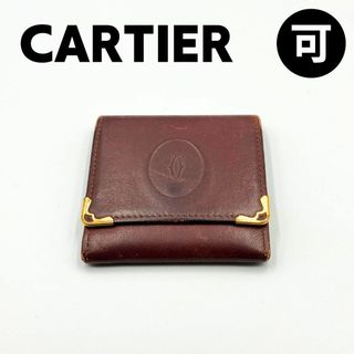 カルティエ(Cartier)のカルティエ マストライン スクエア コインケース 背面ポケットあり(コインケース)