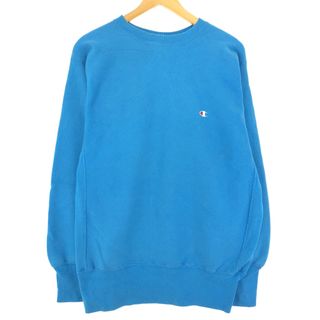 チャンピオン(Champion)の古着 90年代 チャンピオン Champion REVERSE WEAVE リバースウィーブ 刺繍タグ ワンポイントロゴスウェットシャツ トレーナー USA製 メンズL ヴィンテージ /eaa427990(スウェット)