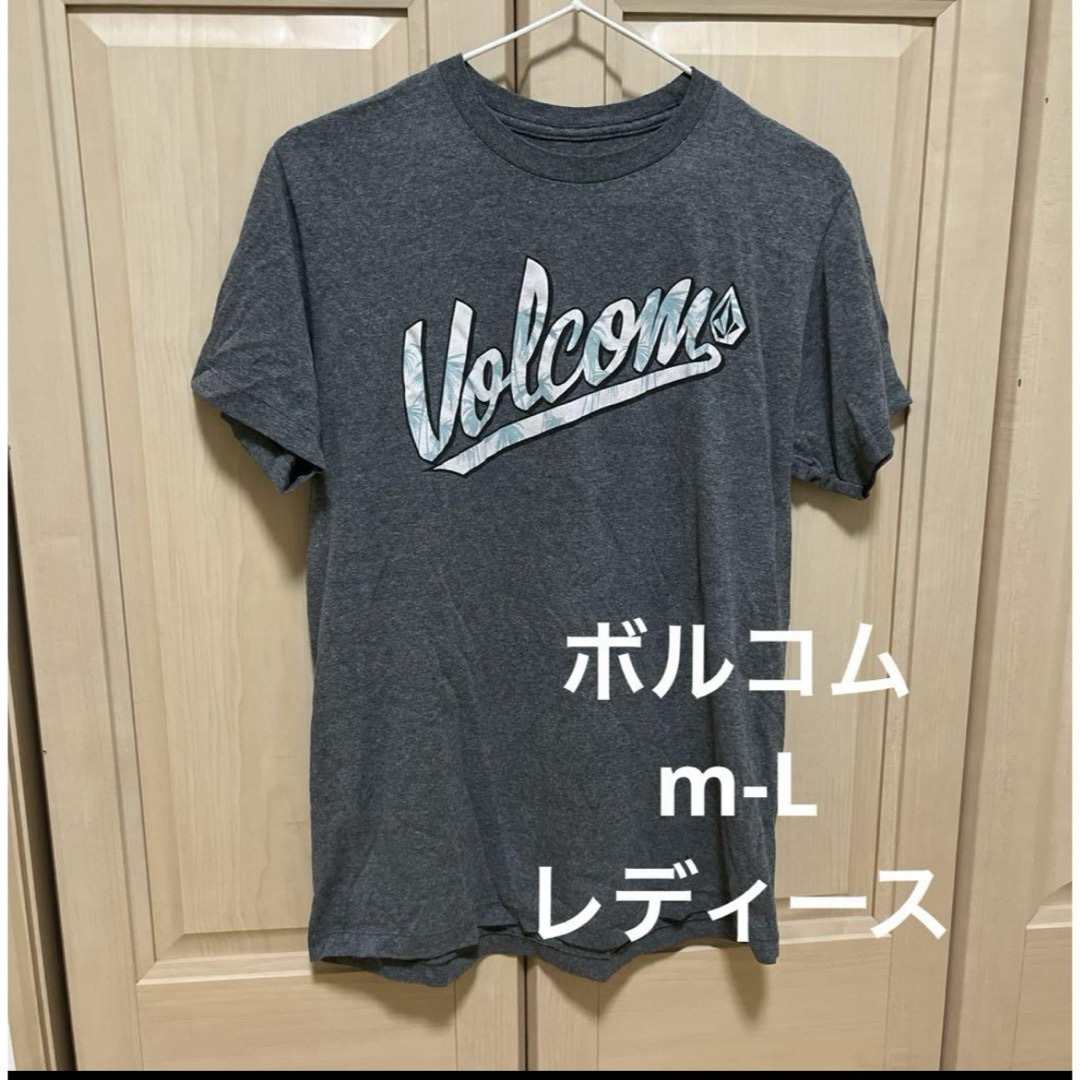 volcom(ボルコム)のボルコム　volcom レディースm-L グレーTシャツ レディースのトップス(Tシャツ(半袖/袖なし))の商品写真