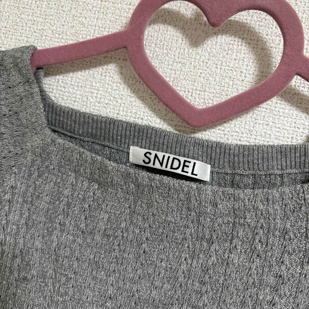 SNIDEL(スナイデル)のSNIDEL ニット グレー レディースのトップス(ニット/セーター)の商品写真
