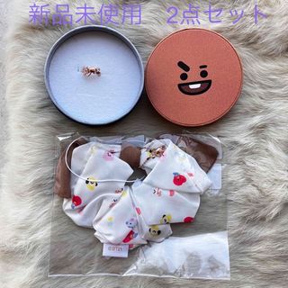 新品未使用　BT21 SHOOKY サマンサシルヴァコラボ　イヤーカフ　シュシュ