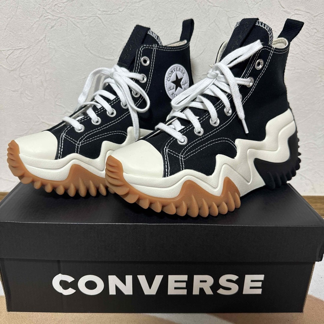 CONVERSE(コンバース)の韓国限定　厚底コンバース　ランスターモーション レディースの靴/シューズ(スニーカー)の商品写真