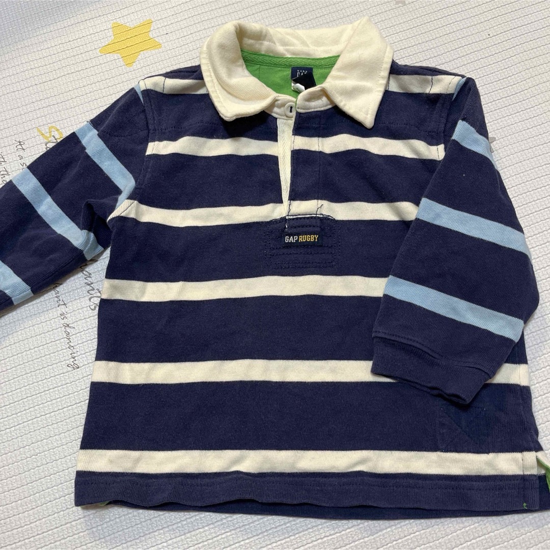 GAP Kids(ギャップキッズ)のGAP ラグビーロンT キッズ/ベビー/マタニティのキッズ服男の子用(90cm~)(Tシャツ/カットソー)の商品写真