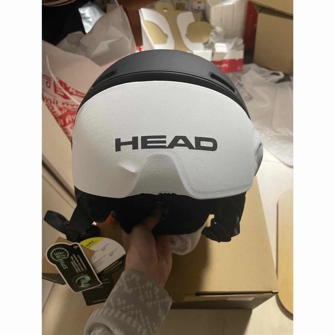 HEAD(ヘッド)のHEAD バイザーヘルメット　RADAR ブラック　60〜63cm スポーツ/アウトドアのスノーボード(ウエア/装備)の商品写真