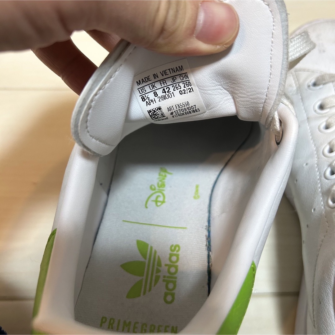 adidas(アディダス)のadidas stan smith × Disney Kermit 26.5 メンズの靴/シューズ(スニーカー)の商品写真