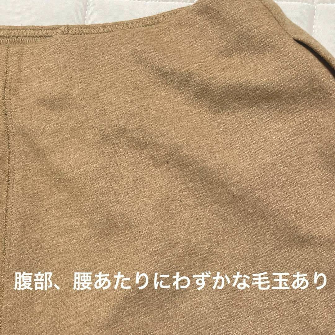 UNIQLO(ユニクロ)のst665 UNIQLO/ユニクロ/ひざ下フレアスカート/ベージュブラウン/秋冬 レディースのスカート(ひざ丈スカート)の商品写真