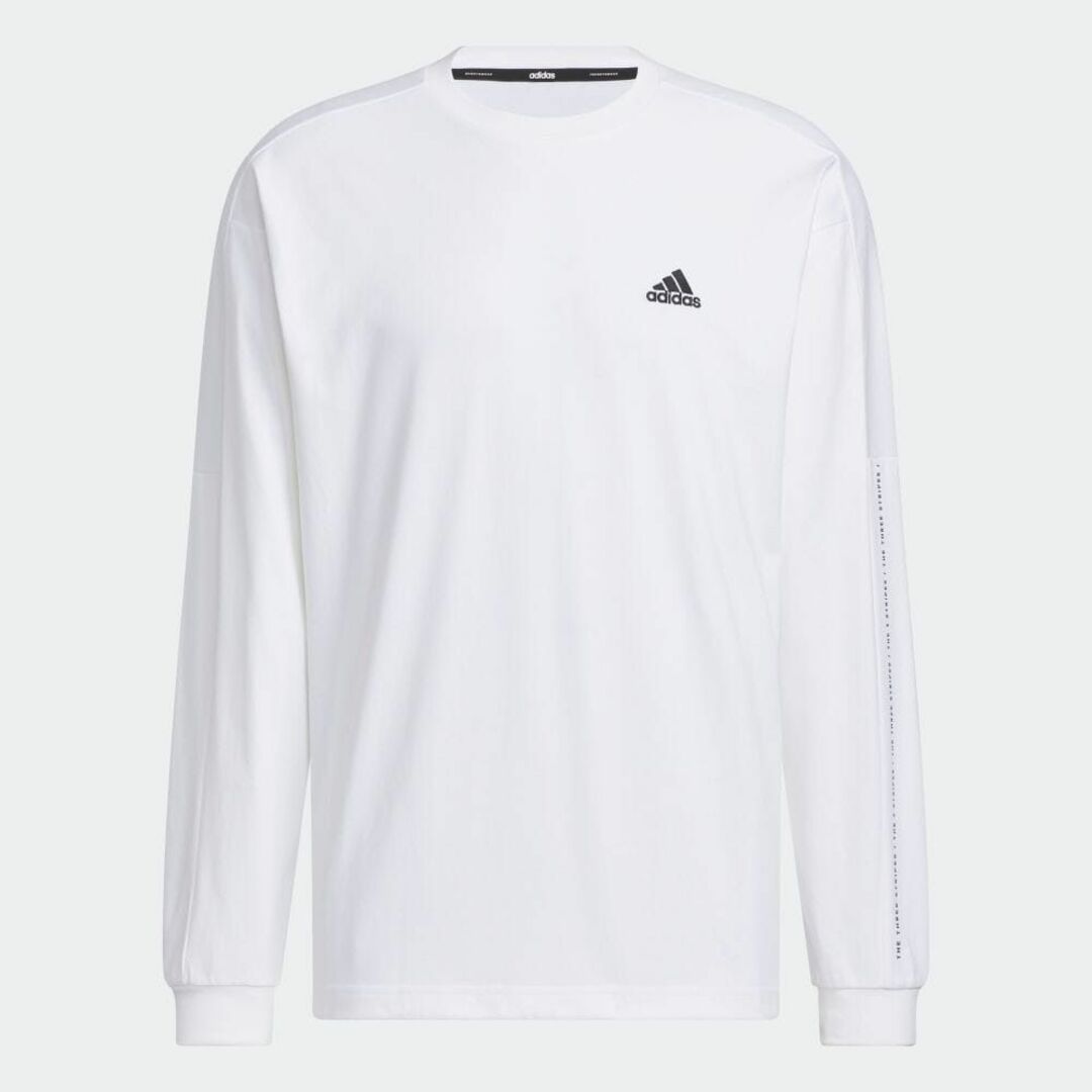 adidas(アディダス)のアディダス XLサイズ ロンT ＆ レギンス セットアップ 新品 白 レディースのトップス(Tシャツ(長袖/七分))の商品写真