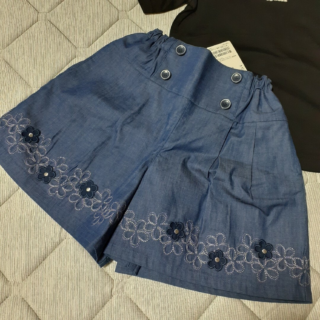 ANNA SUI mini(アナスイミニ)の【新品】　アナスイミニ　Tシャツ　キュロット キッズ/ベビー/マタニティのキッズ服女の子用(90cm~)(スカート)の商品写真