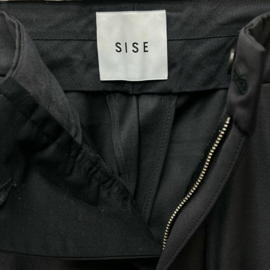 Sise(シセ)のシセ Sise ウール スラックス 48 黒 ブラック PT07 メンズのパンツ(スラックス)の商品写真