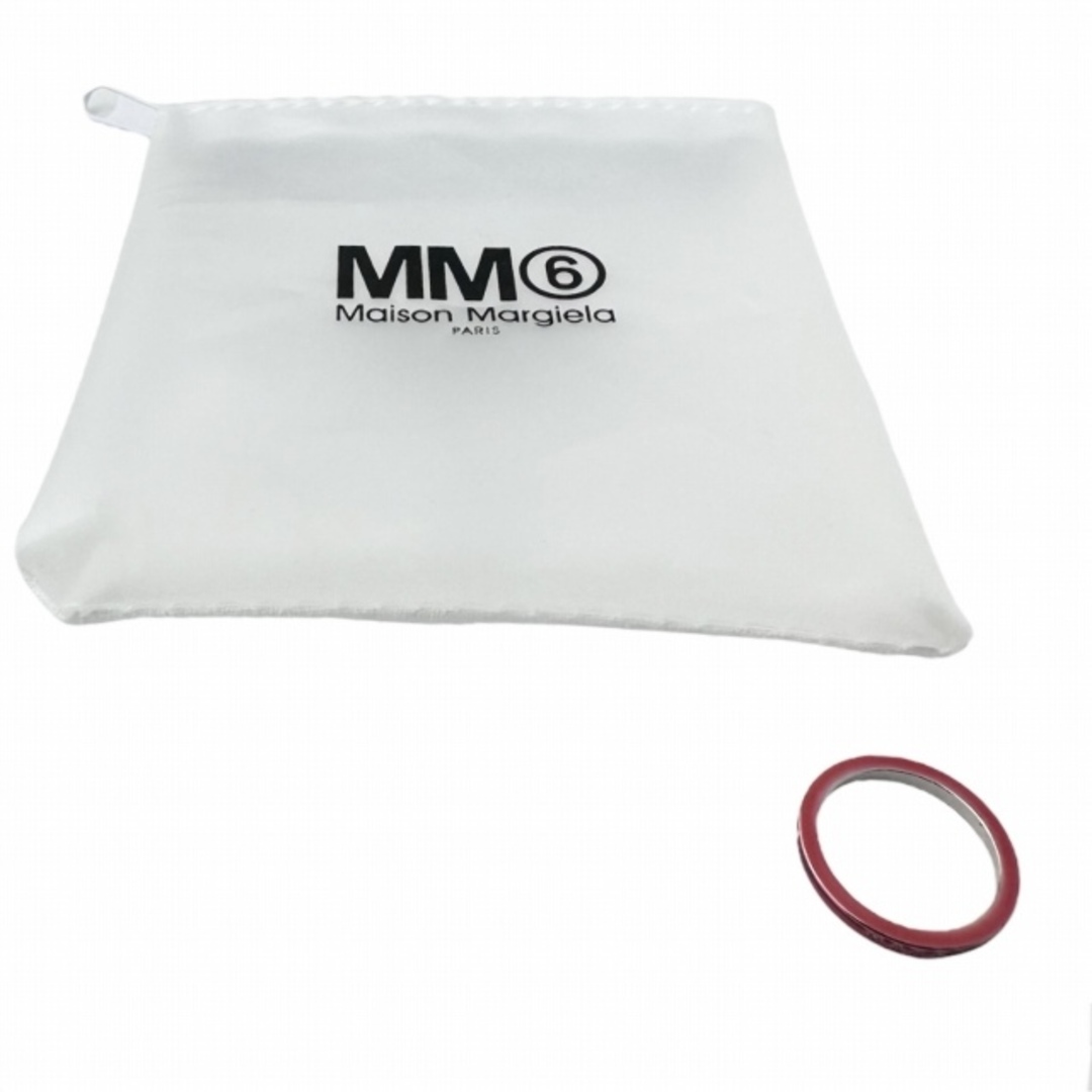 MM6(エムエムシックス)の未使用品 エムエムシックス ング 指輪  10号 レッド 赤 SM7UQ0016 レディースのアクセサリー(リング(指輪))の商品写真