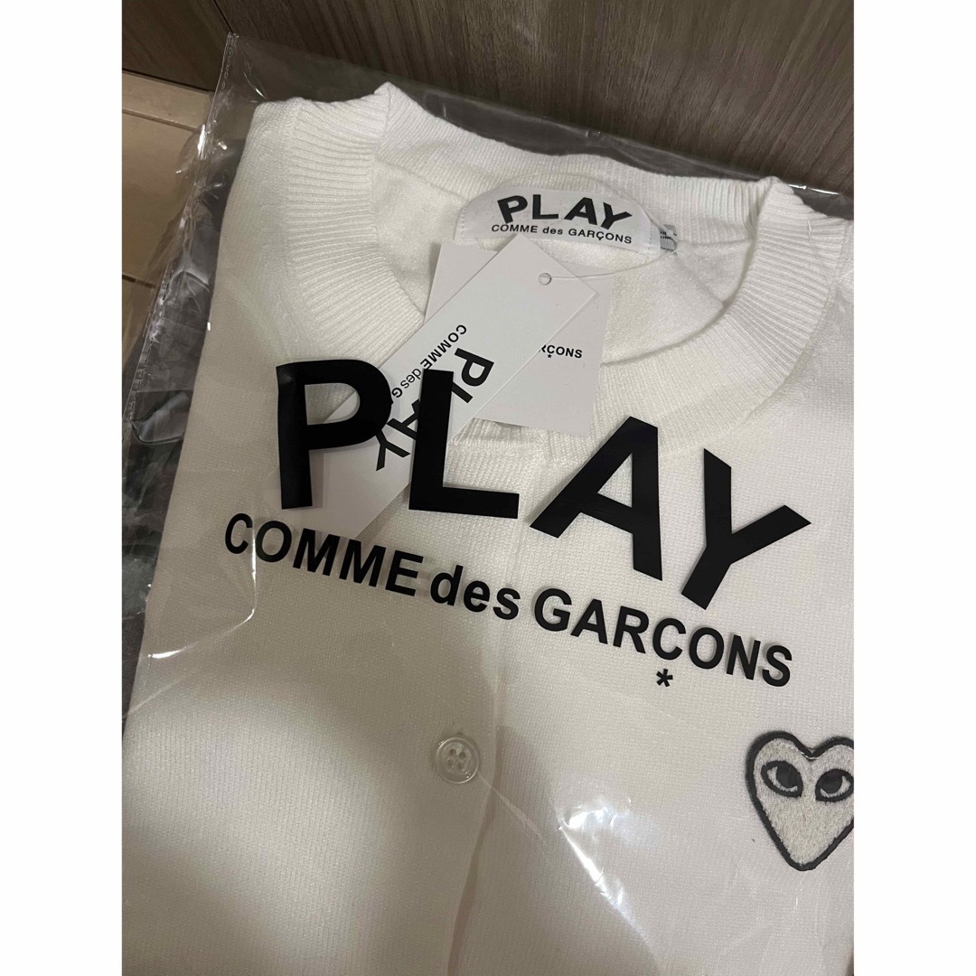 COMME des GARCONS - プレイコムデギャルソン カーディガン ロゴ COMME des GARCONS - プレイコムデギャルソン カーディガン ロゴ