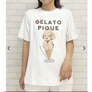 gelato pique -  アイスドッグワンポイントTシャツ