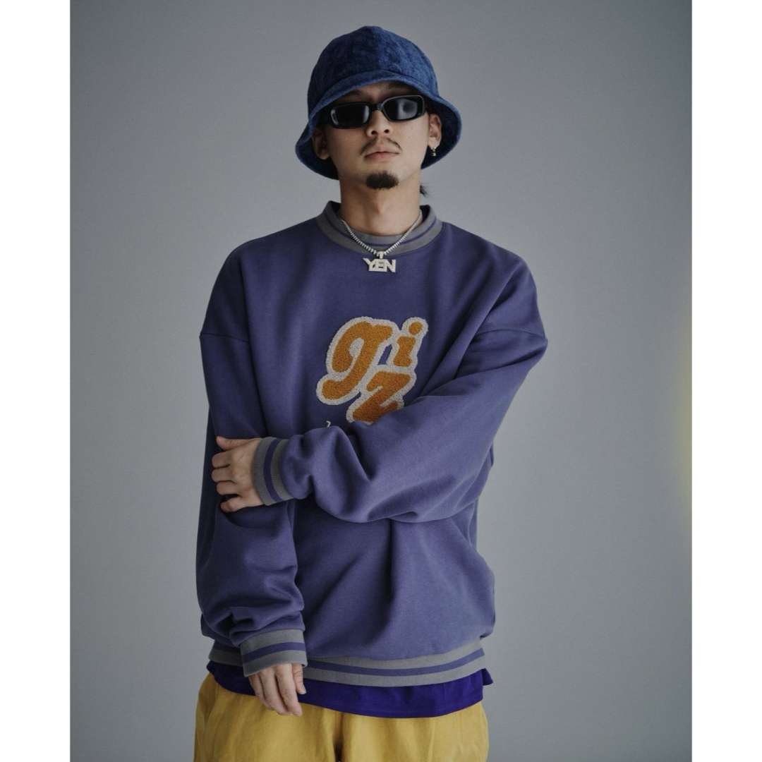 【新品】 GENZAI giz rib sweat ゲンザイ スウェット 黒 メンズのトップス(スウェット)の商品写真