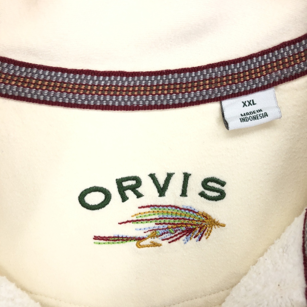 古着 ORVIS ハーフジップスウェットシャツ トレーナー メンズXXL /eaa422504 メンズのトップス(スウェット)の商品写真