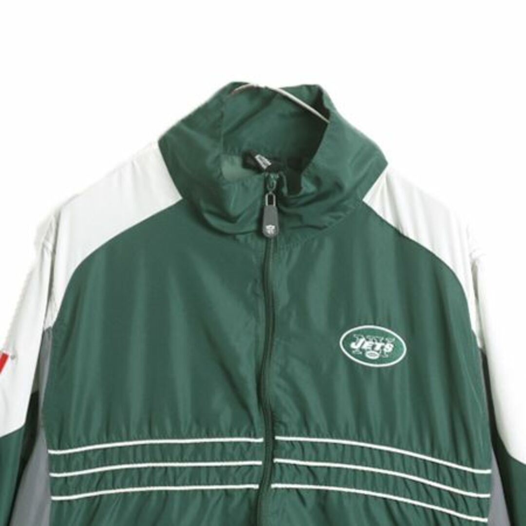 リーボック NFL オフィシャル ジェッツ ナイロン ジャケット メンズ L リーボック NFL オフィシャル ジェッツ ナイロン ジャケット メンズ L