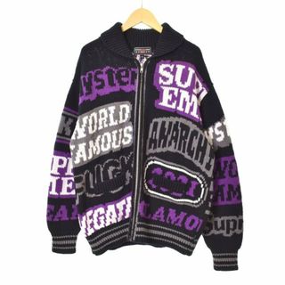 シュプリーム(Supreme)のシュプリーム ヒステリックグラマー 21SS カウチン ニット ジップアップ(ブルゾン)